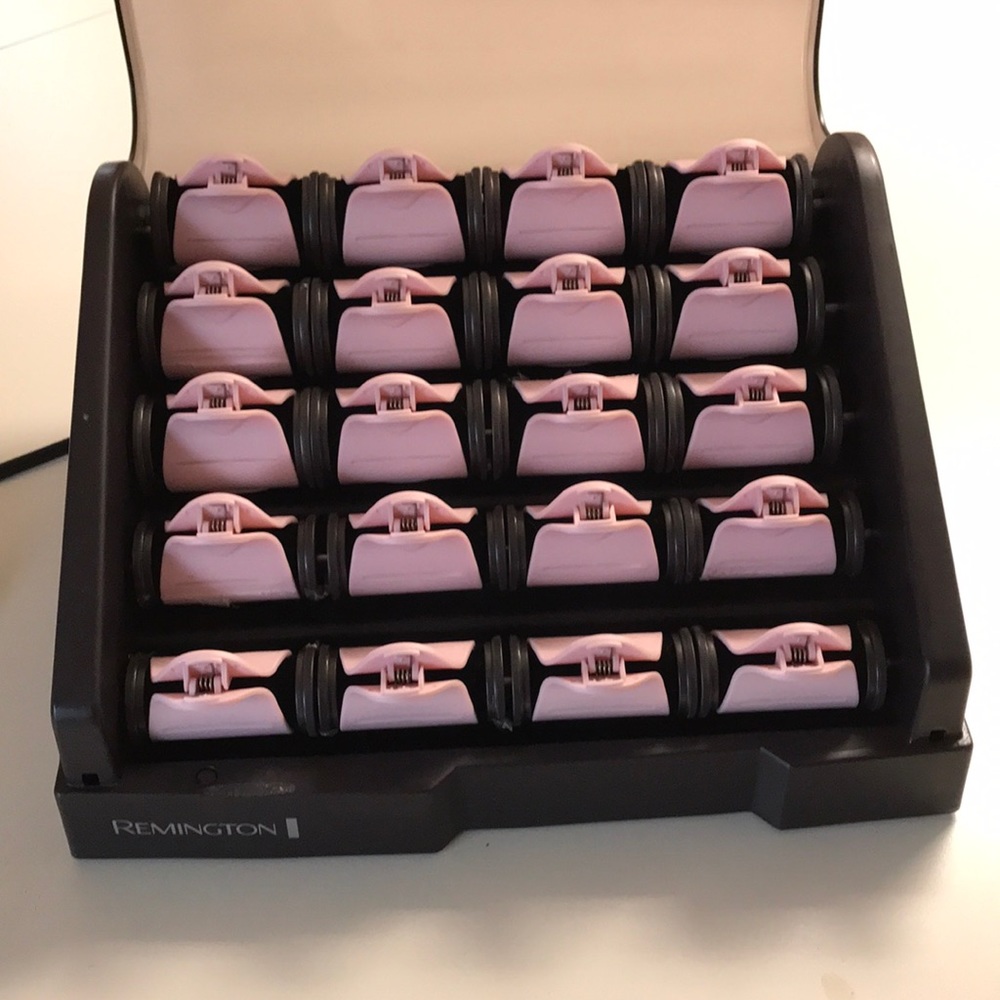 Remington 20ct set of hot curlers